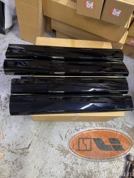 Накладка двери задняя левая zeekr 9X черная
