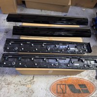Накладка двери перед левая zeekr 9X черная с хром